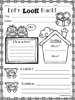 Preview of Story Element Graphic Organizer - FREE