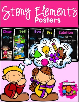 Story Element Posters by Tickled2Teach | TPT