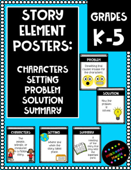 Story Element Posters by Mikkonen Magic | TPT
