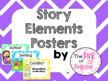 Story Element Posters-K-2 by The Pink of Perfection | TPT