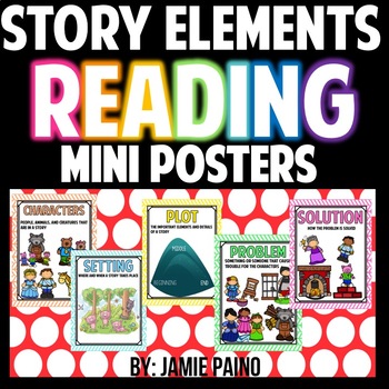 Story Element Posters *SURPRISE FREEBIE INCLUDED* | TPT