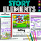 Story Elements Graphic Organizers, Worksheets, Anchor Charts, Songs and ...