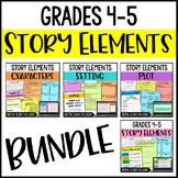4th and 5th Grade Story Elements BUNDLE with Digital Versions