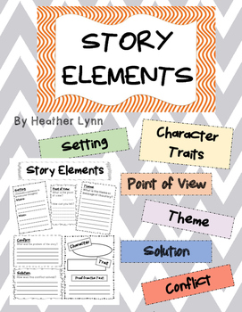 Story Elements by Heather Lynn Writes | TPT