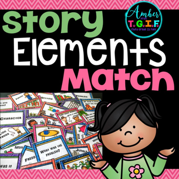 Story Elements Activities | Matching and Sorting Worksheet Alternative