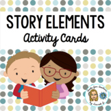 Fictional Story Elements Activity Cards: Creating a Book Bag
