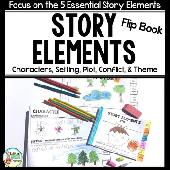 Story Elements Activity for ANY Book DOLLAR DEAL by Caffeine Queen Teacher