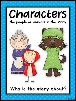 story elements anchor chart first grade