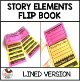 Fiction Book Report Template | Lined Version