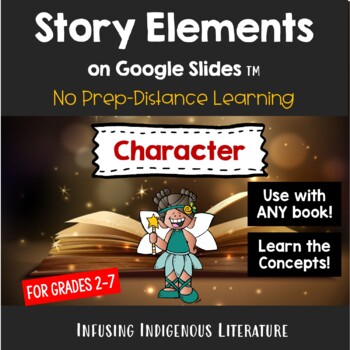 Preview of Story Elements: Character - for Distance Learning and Google Classroom