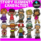 Story Elements Characters Clip Art Set {Educlips Clipart}