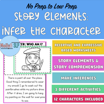 Story Elements: Characters though Inferences by MollyB SLP | TPT