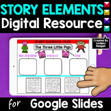 Story Elements Digital Activities for Google Slides