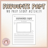 Story Elements | Favorite Part Response Page | Reading Act