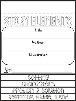 Story Elements Flip Book by Megan Joy | Teachers Pay Teachers