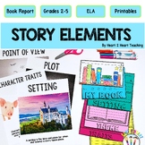 Story Elements Flip Book Book Report Flip Book Story Eleme