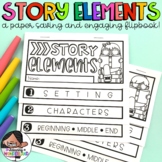 Story Elements Flip Book | English & Spanish | Elementos d