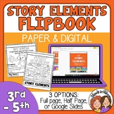 Story Elements Flipbook - Learn & Do versions - Print or Digital