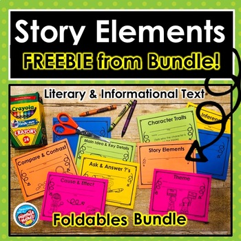 Preview of Story Elements: Foldable Freebie From Bundle