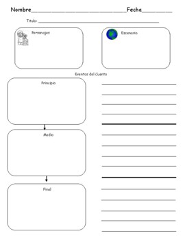 Preview of Story Elements Graphic Organizer