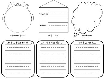 Preview of Story Elements Graphic Organizer