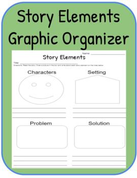 Story Elements Graphic Organizer by Teaching is a work of heart 1