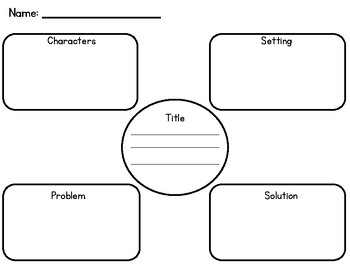 Story Elements Graphic Organizer - Differentiated by EverythingPrinted