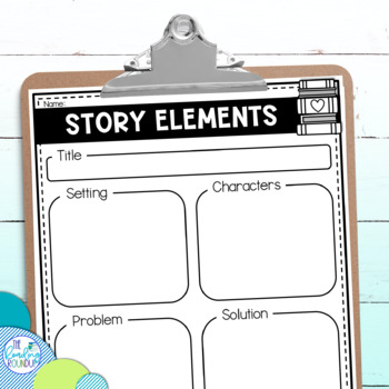 Story Elements Graphic Organizer FREE by The Reading Roundup | TPT