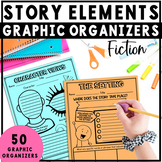 Story Elements Graphic Organizers and Worksheets Plot Them
