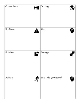 Preview of Story Elements Graphic Organizer