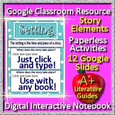 Story Elements Interactive Notebook for Google™ Classroom