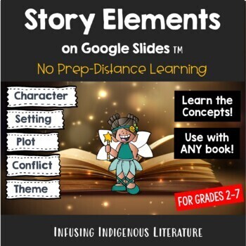 Preview of Story Elements Lesson Bundle - Distance Learning