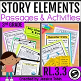 Story Elements, Character Traits - Lessons, Graphic Organi