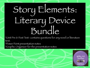 Preview of Story Elements (Literary Devices) BUNDLE
