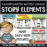 Story Elements Made Easy with Pictures BIG BUNDLE Kinderga