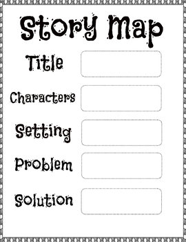 Preview of Story Elements Map