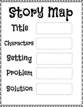 Story Elements Map by Jess Goad | TPT