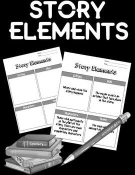 Story Elements Notes page and posters by Ron Brooks | TPT