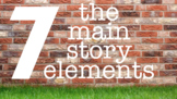 Story Elements PPT with EMBEDDED VIDEOS from Popular Kids'