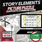 Story Elements Activity Picture Puzzle English Activity Vo