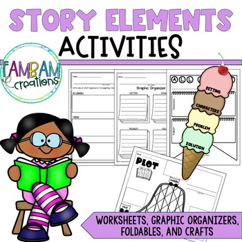 Story Elements | Plot Structure | with ANY STORY by FamBam Creations