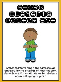 Story Elements Poster Set by Student Sized | TPT