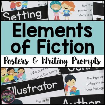 Story Elements Posters and Writing Prompts | Elements of Fiction