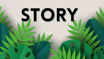 Preview of Story Elements Posters or presentation (jungle theme)