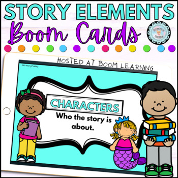 Preview of Story Elements: Reading Boom Cards
