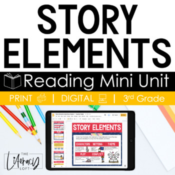 Preview of Story Elements (Reading Mini Unit) 3rd Grade