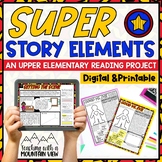 Story Elements Reading Project | Reading Comprehension Enrichment