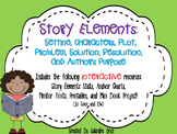 Story Elements- Setting, Characters, Plot, Problem, Solution, and More!