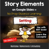 Story Elements: Setting - for Distance Learning and Google