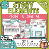 Story Elements Task Cards Set 2 - Setting, Character, Conf